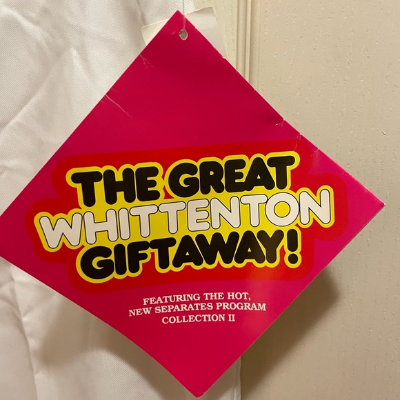 NEW WITH TAGS VINTAGE Whitteton White trousers - Picture 6 of 7